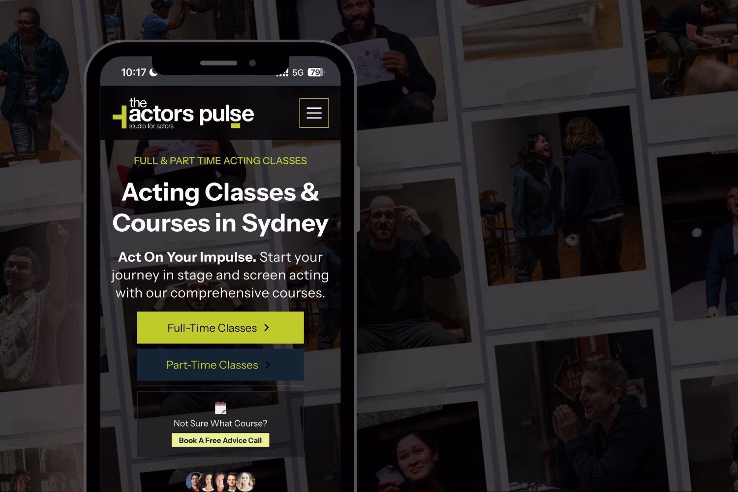 The Actors Pulse project showcase